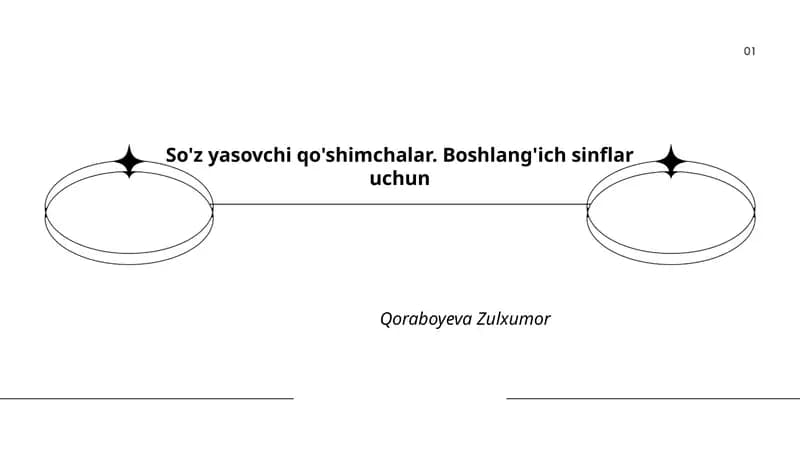So'z yasovchi qo'shimchalar