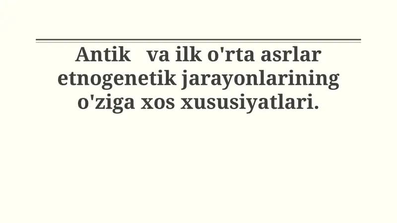 Etnogenez