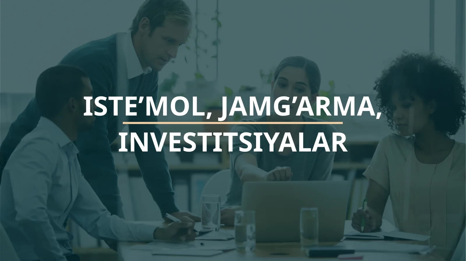 Iste’MOL, JAMG’ARMA, INVESTITSIYALAR