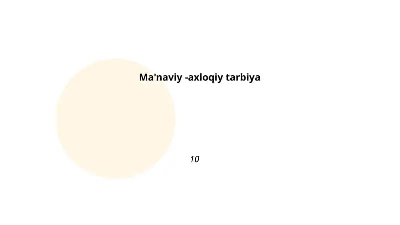 Ma'naviy-axloqiy tarbiyaning nazariy asoslari