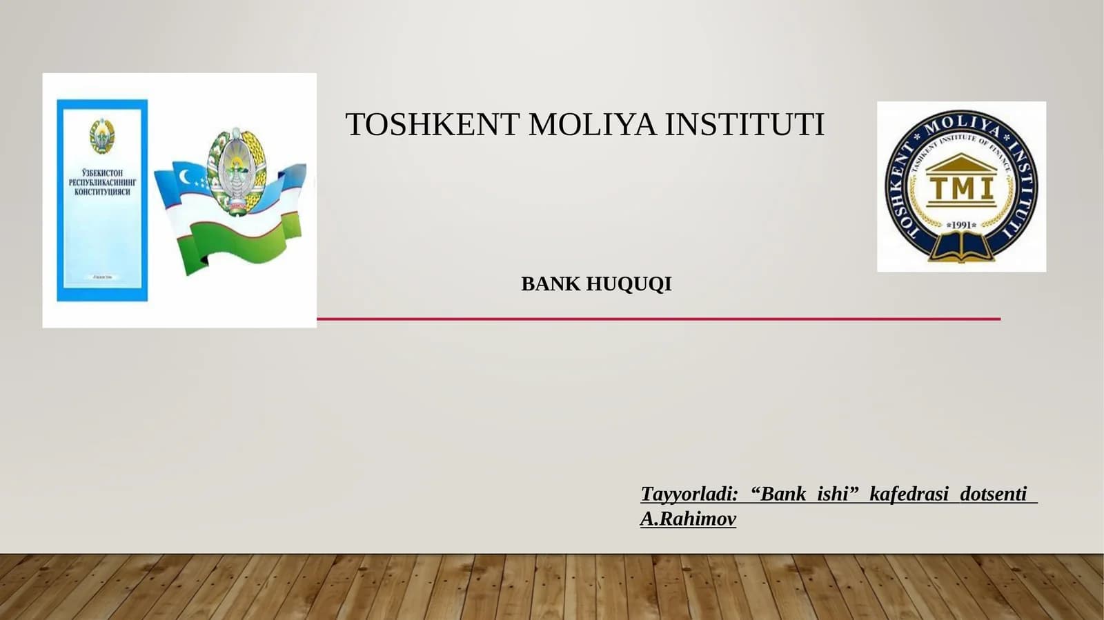 BANK HUQUQI