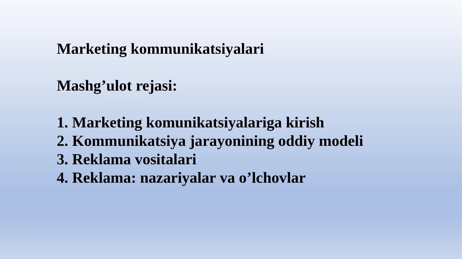 Marketing kommunikatsiyalari