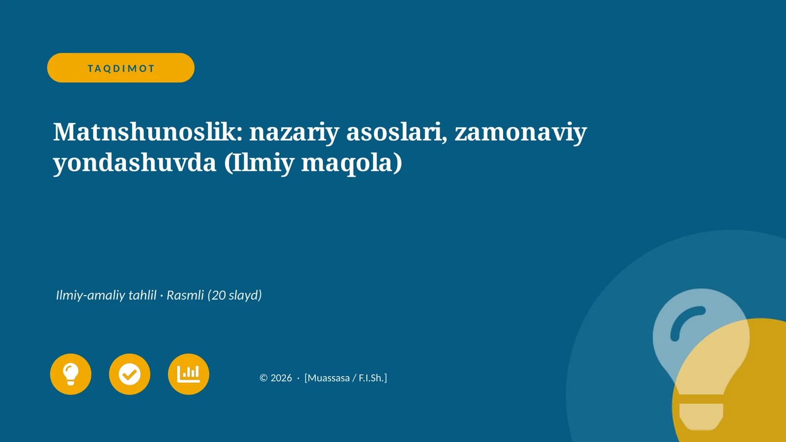 Matnshunoslik: nazariy asoslari, zamonaviy yondashuvda (Ilmiy maqola)