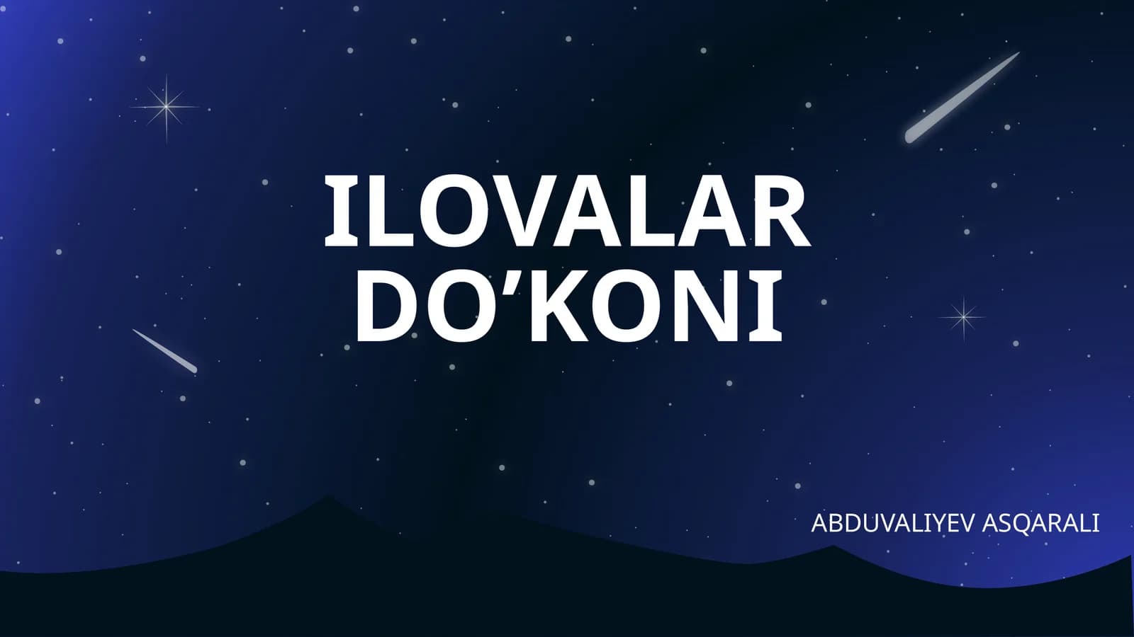 Ilovalar do’koni