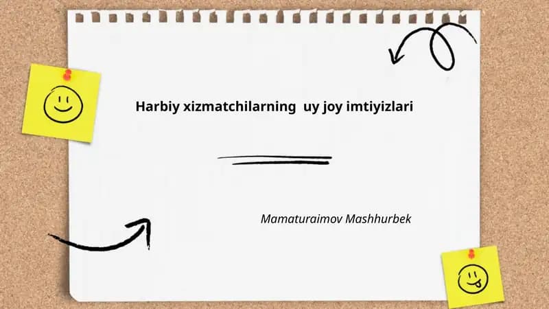 Harbiy xizmatchilarning uy joy imtiyizlari