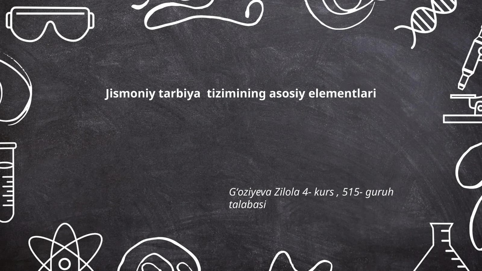 Jismoniy tarbiya tizimining asosiy elementlari