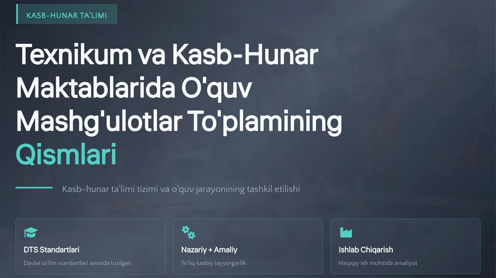 KASB-HUNAR TA'LIMI