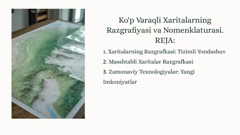 Xaritalarning Razgrafiyasi