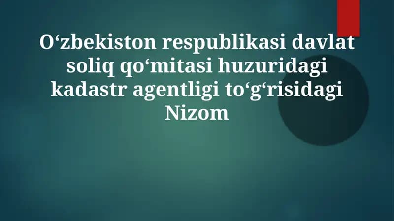 Kadastr Agentligi