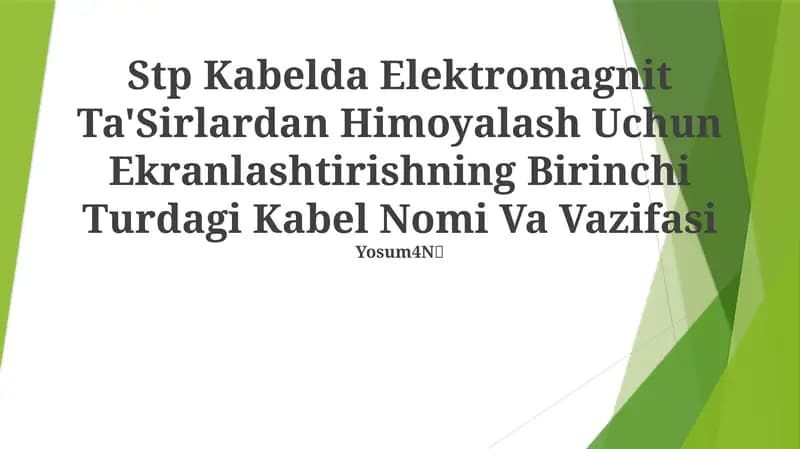 STP Kabellari