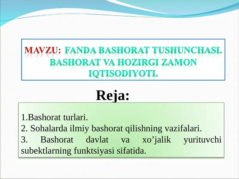 O’quvmashg’ulitning texnologik xaritasi