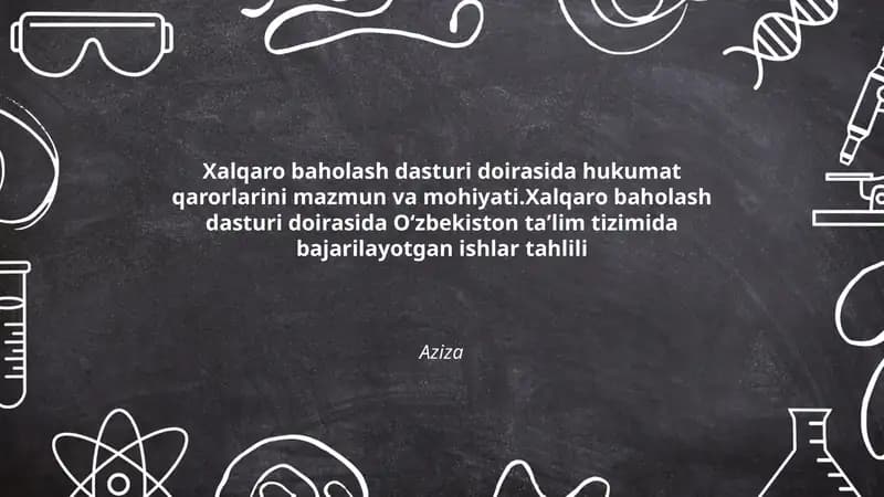 Xalqaro baholash dasturi