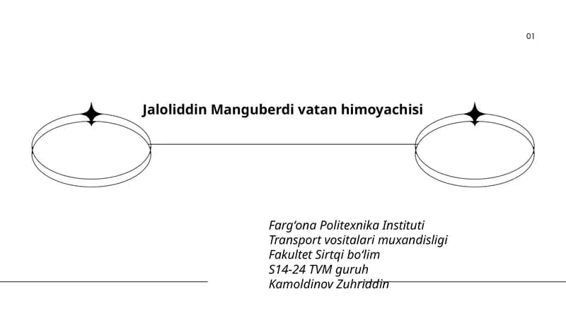 Jaloliddin Manguberdi vatan himoyachisi