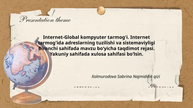 Internet-Global kompyuter tarmog'i