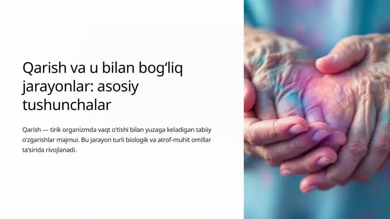 Qarish va u bilan bogliq jarayonlar