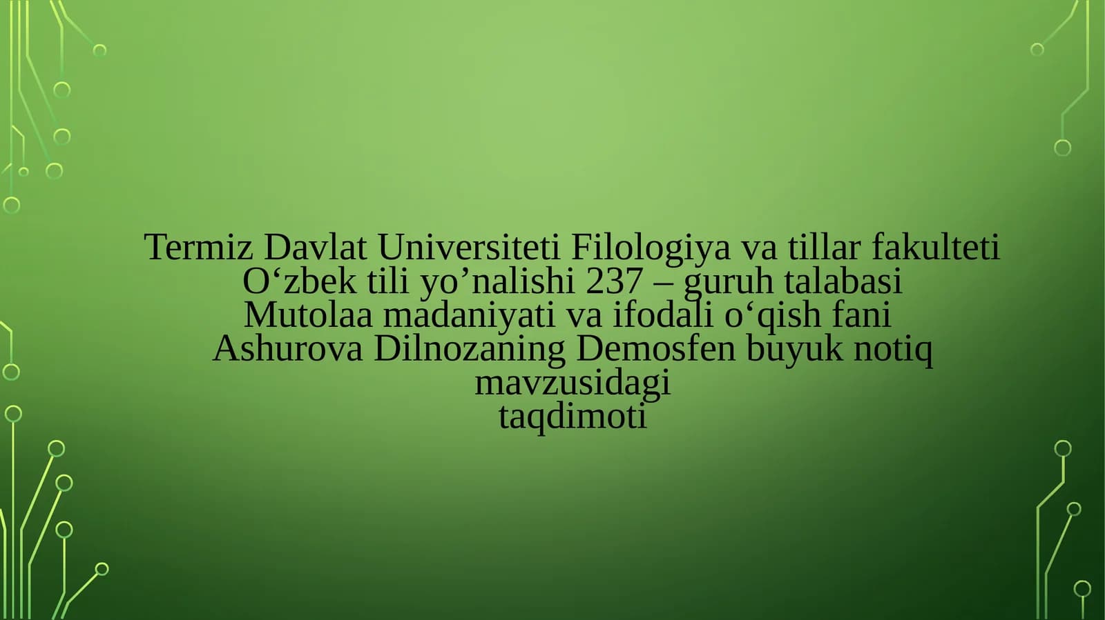 Demosfen buyuk notiq