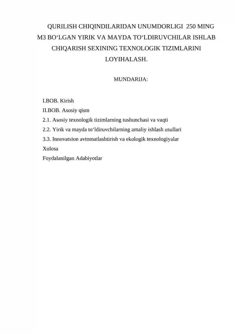 Qurilish Chiqindilari