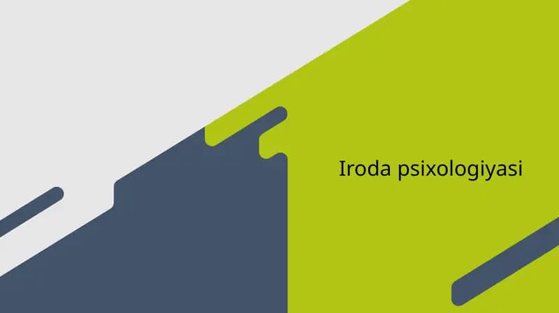 Irodapsixologiyasi
