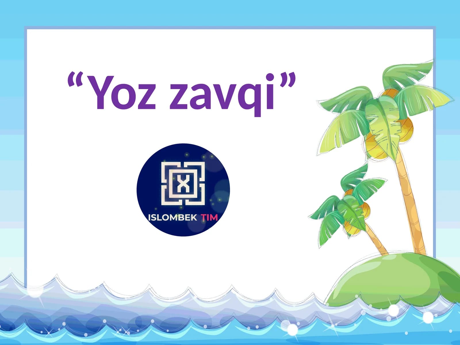 Yoz zavqi