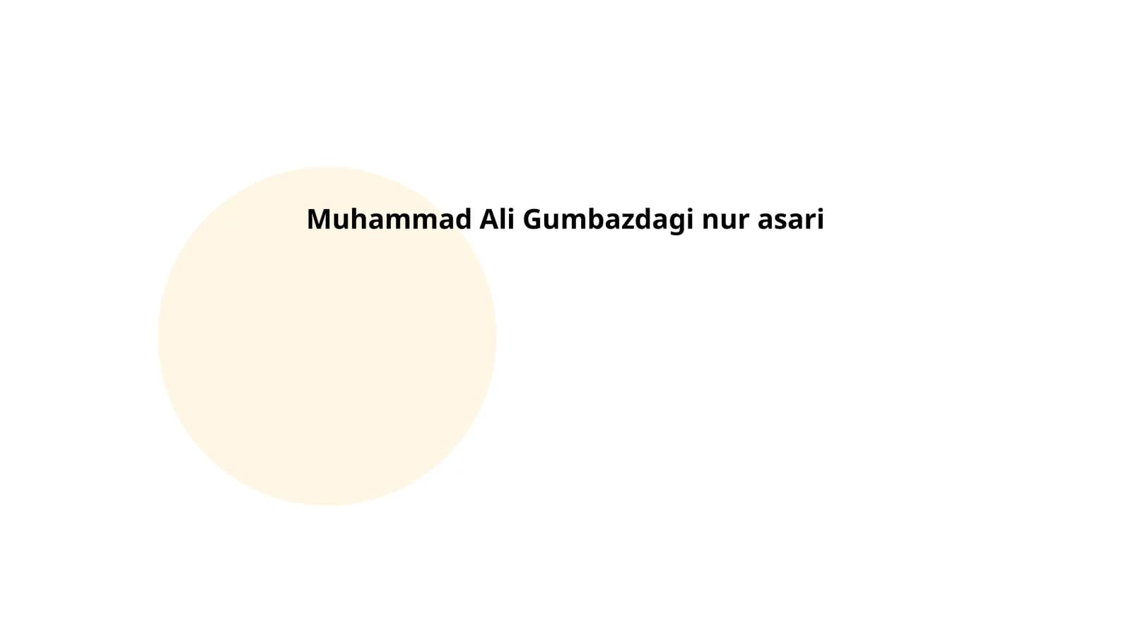 Muhammad Ali Gumbazdagi arxeologik tadqiqotlar