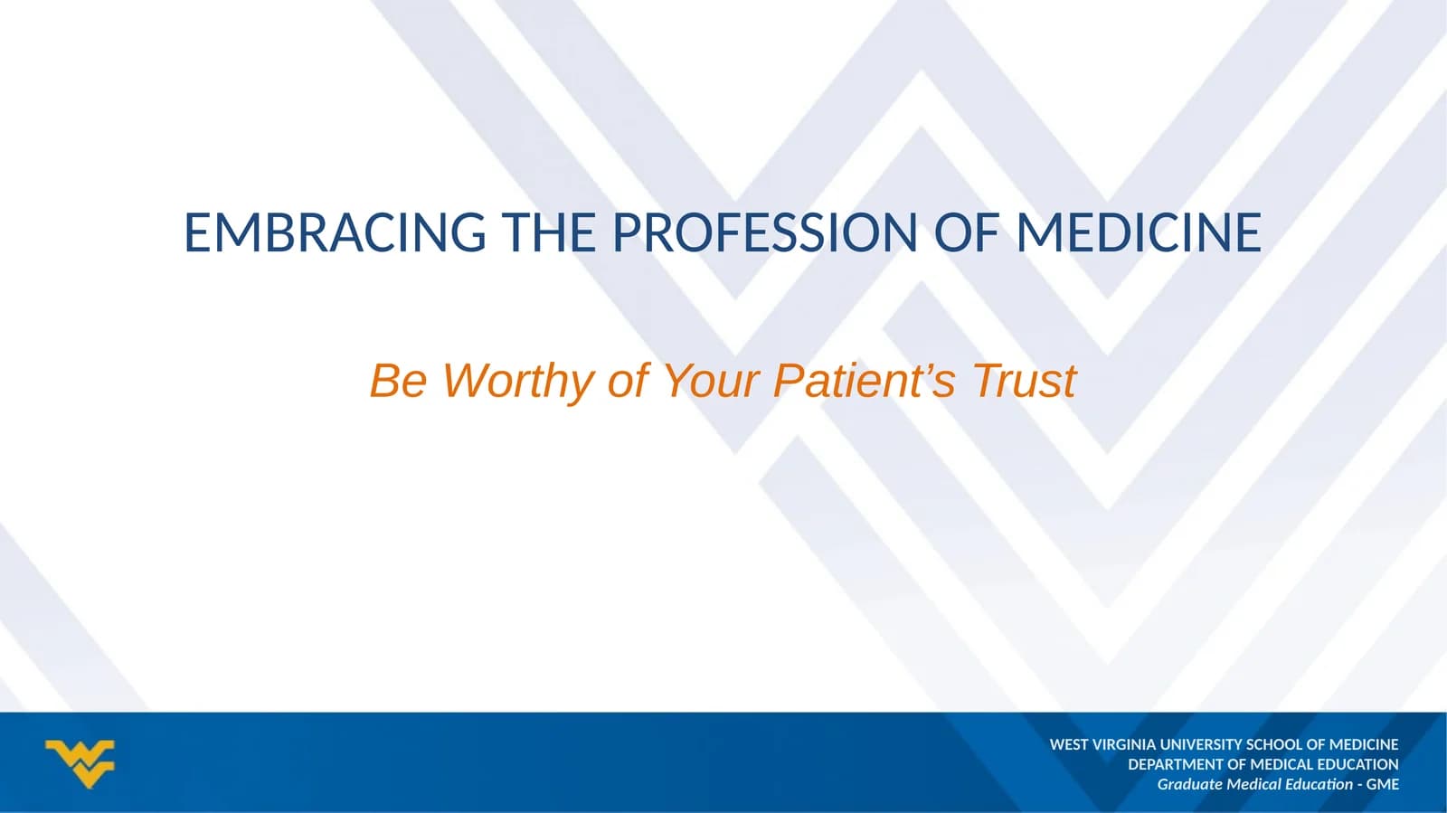 ACGME Definition of Professionalism