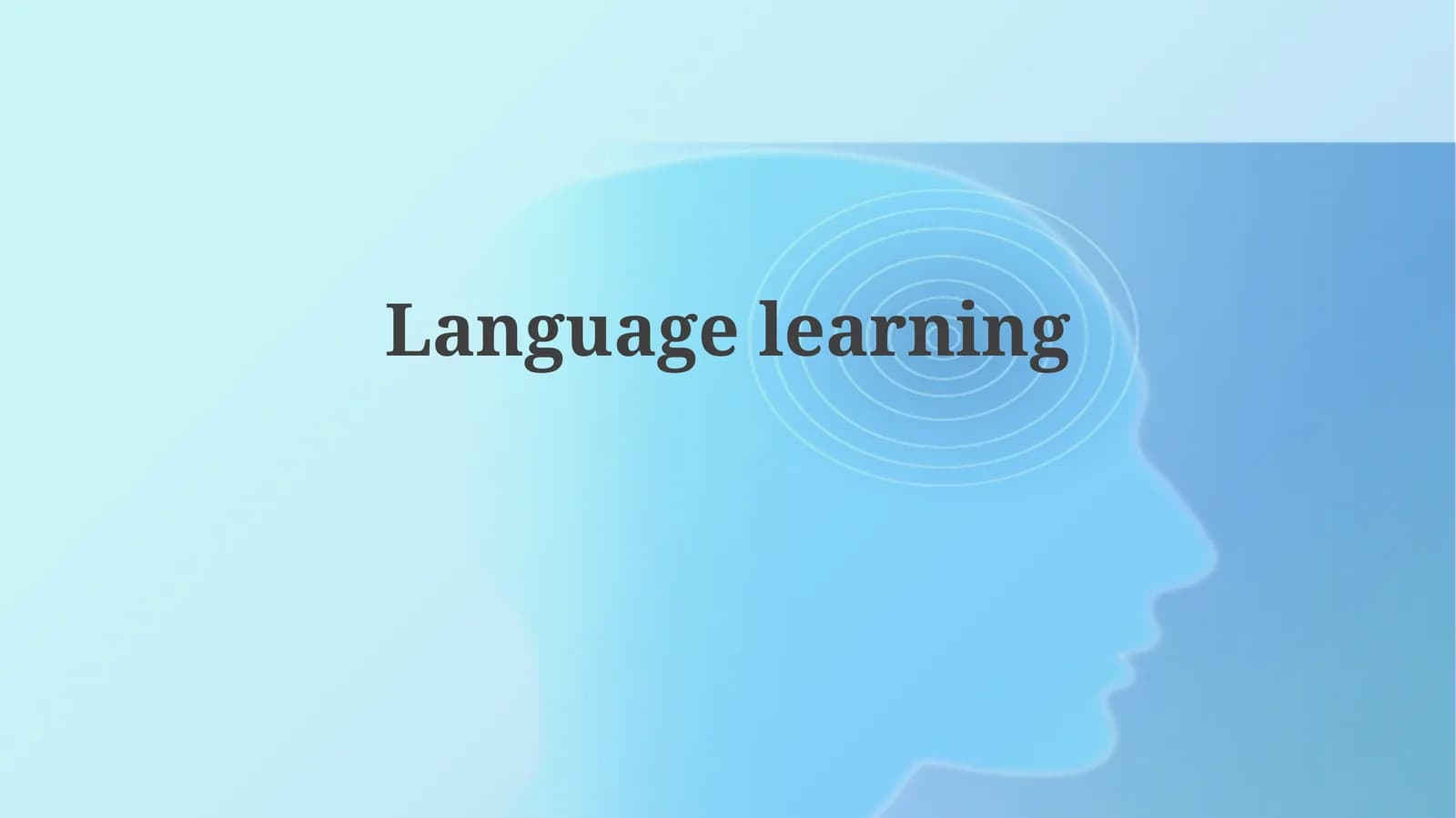 The Science of Language Acquisition