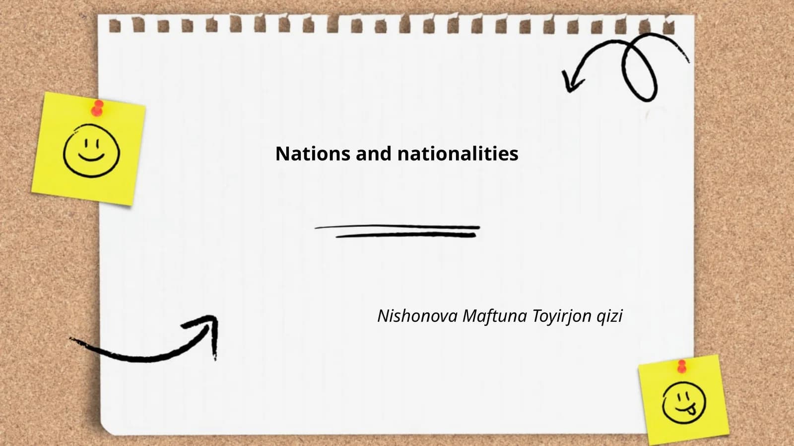 Nations and nationalities