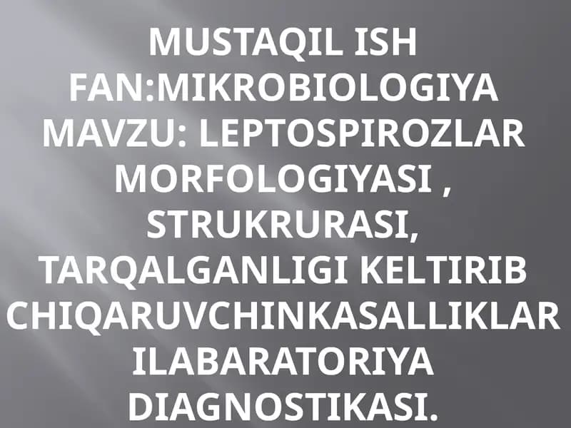 Mikrobiologiya