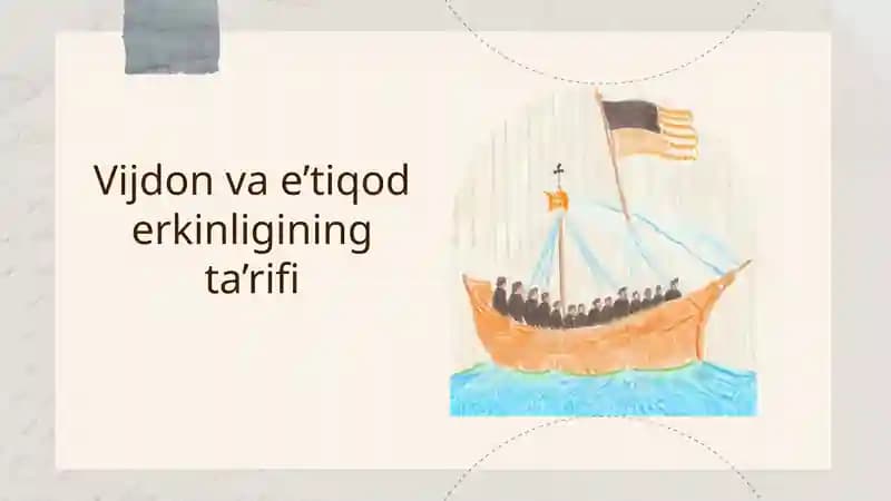 Vijdon va e’tiqod erkinligining ta’rifi