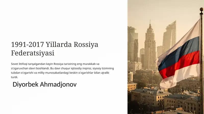 Iqtisodiy Islohotlar: Og'ir Boshlang'ich