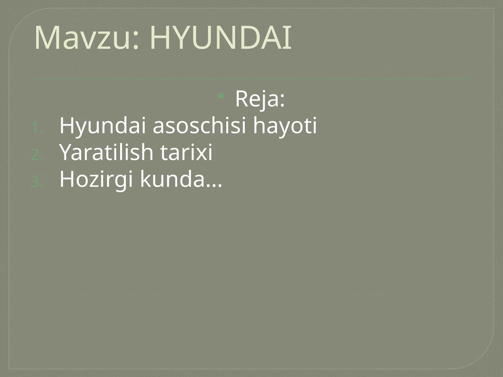 Hyundai