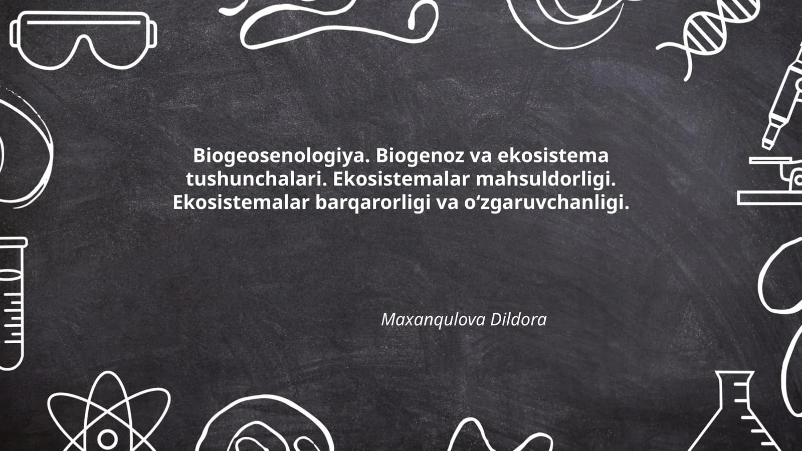 Biogeosenologiya