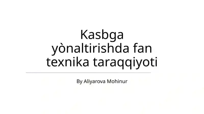Sun'iy intellekt yordamidagi murabbiylik vositalari