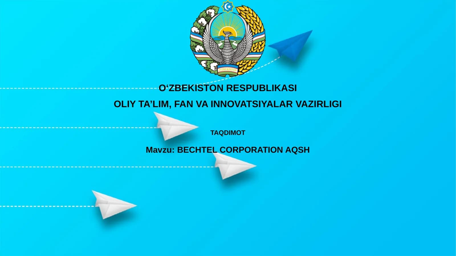 BECHTEL CORPORATION AQSH