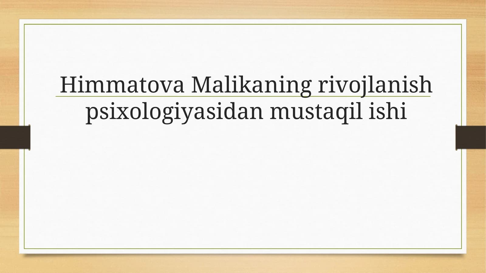 O’SPIRINLIK DAVRI