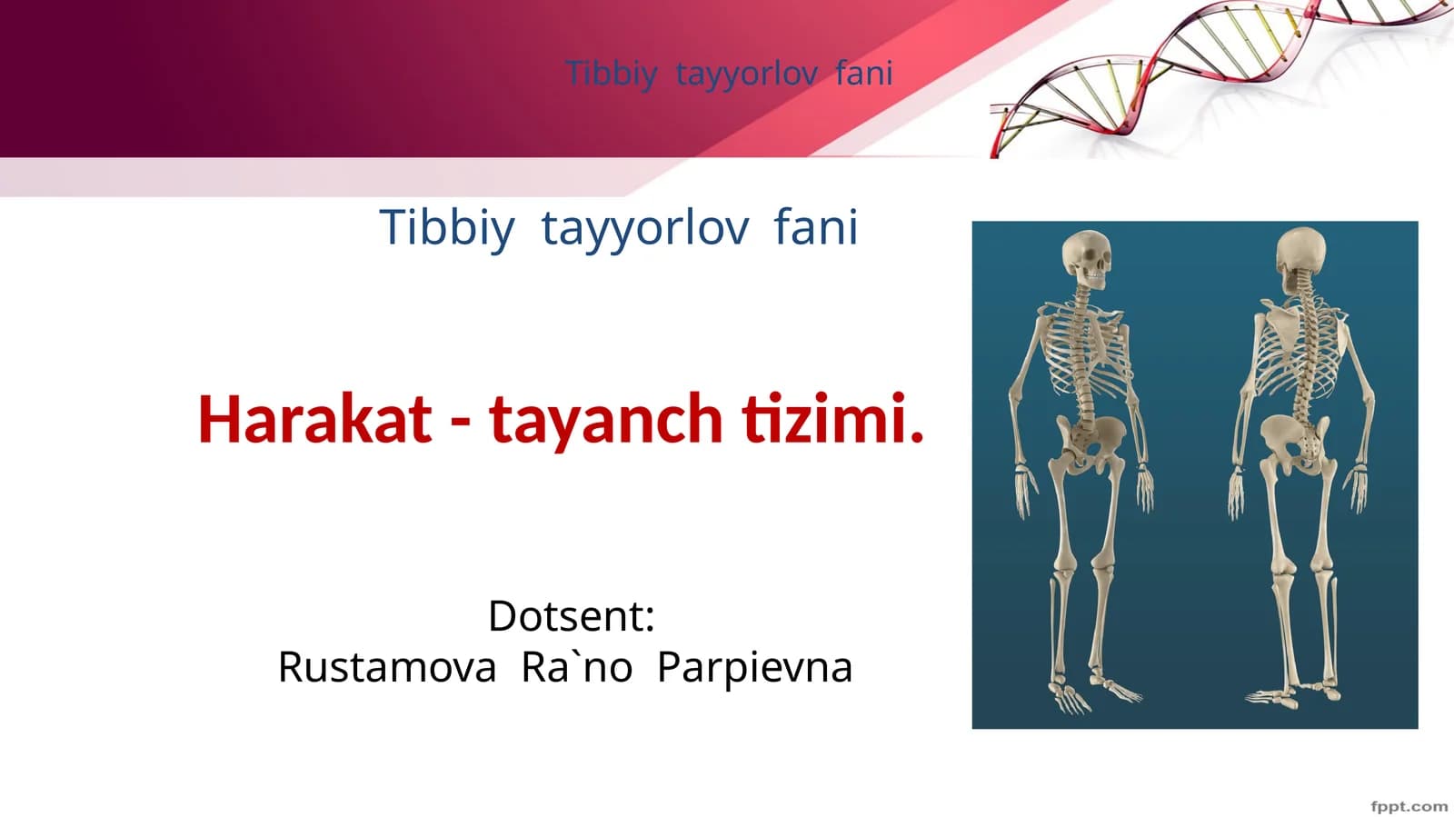 Tibbiytayyorlovfani