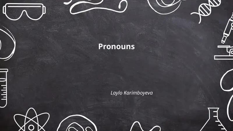 Pronouns