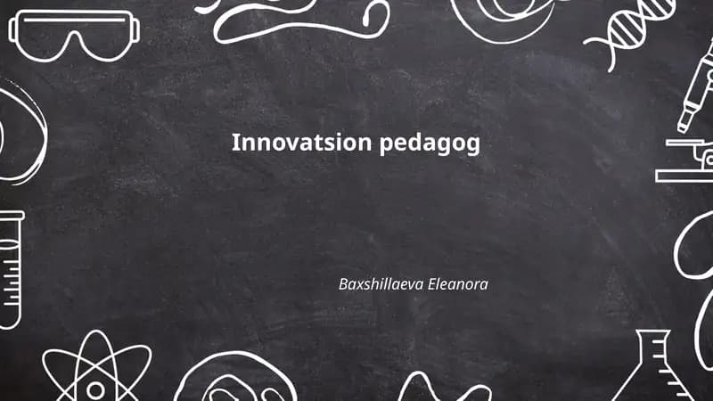 Innovatsion pedagog