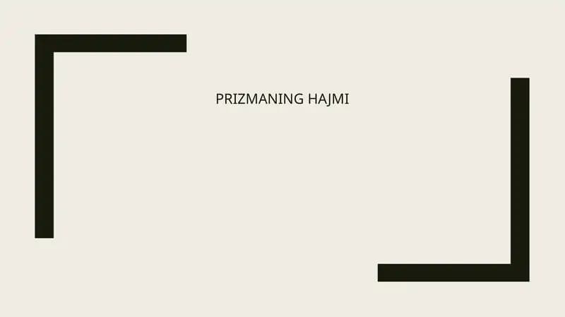 Prizmaning hajmi
