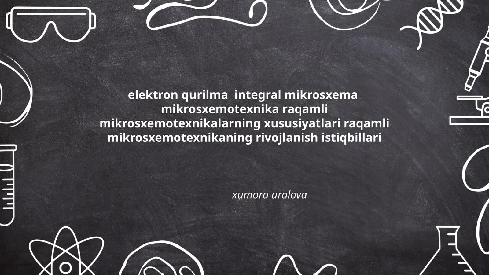 Elektron qurilma integral mikrosxema