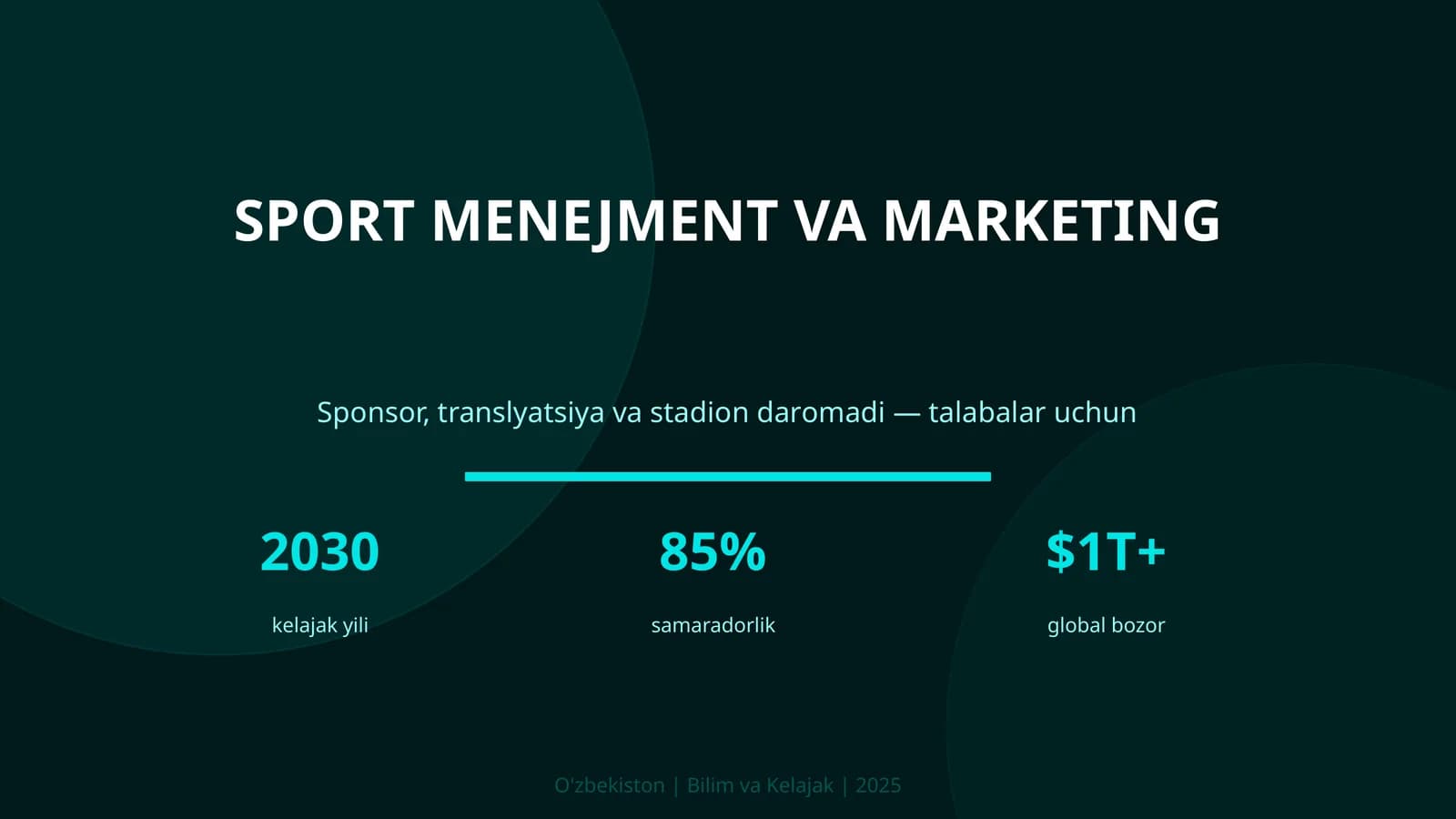 SPORT MENEJMENT VA MARKETING
