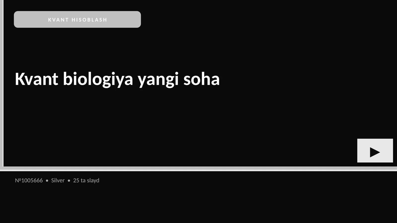 Kvant biologiya yangi soha