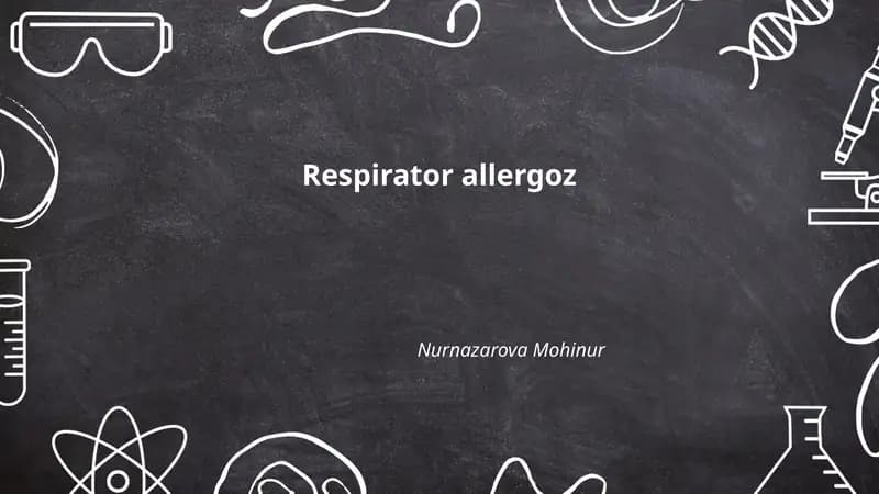 Respirator allergoz