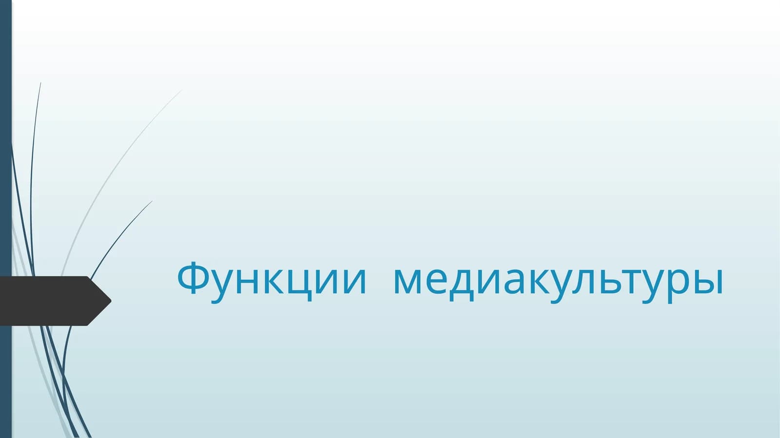 Функциимедиакультуры