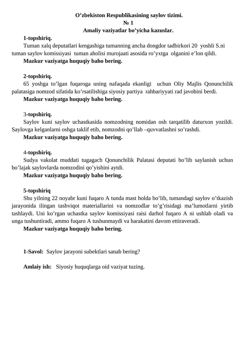 Saylov tizimi
