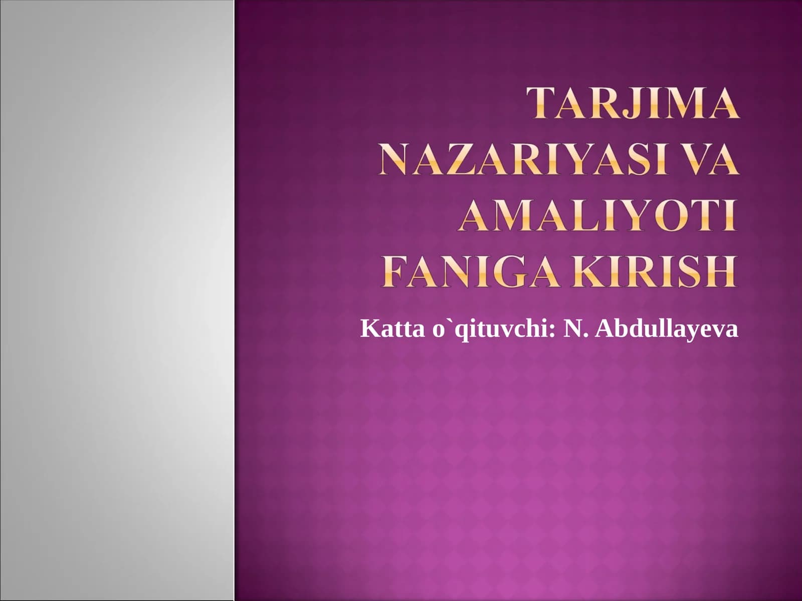 Tarjimashunoslik tarixi