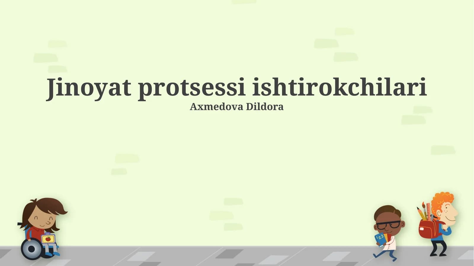 Jinoyat protsessi ishtirokchilari