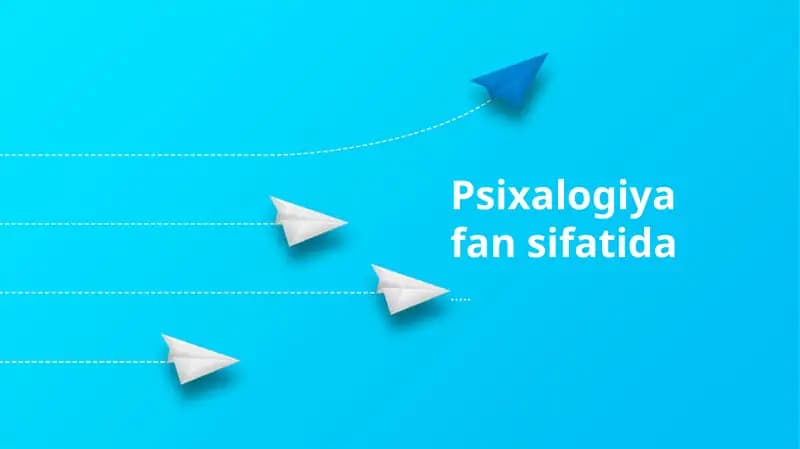Psixologiya fan sifatida