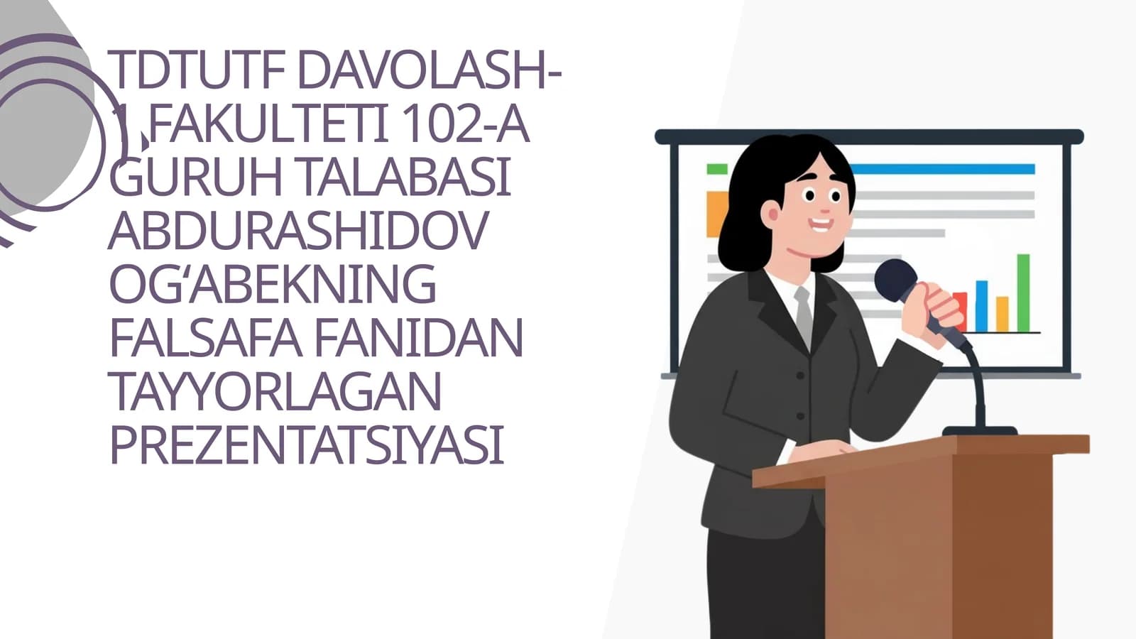 FALSAFA FANIDAN TAYYORLAGAN PREZENTATSIYASI