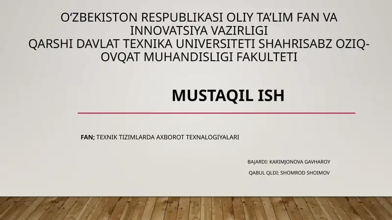 Intellektual boshqaruv tizimlari
